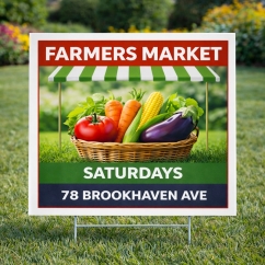 Custom 24" x 24" Yard Signs