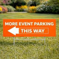 Custom 6" x 18" Yard Signs