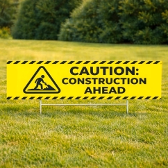 Custom 6" x 24" Yard Signs