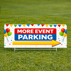 Custom 9" x 24" Yard Signs