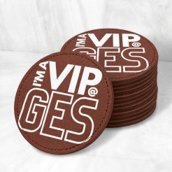 Custom Leather Coasters