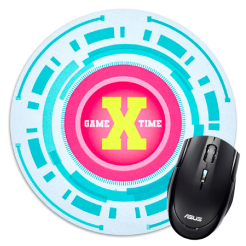 Fluorescent Neon Custom Printed Round Mouse Pads