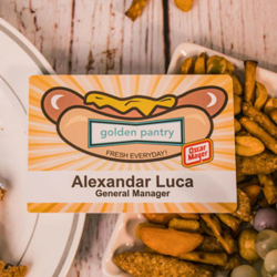 Custom Printed 2" x 3" Rectangle Name Badges