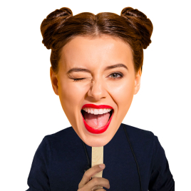 Face Cutout Hand Fans