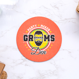 Custom Pulpboard Coasters - 3.5" Round