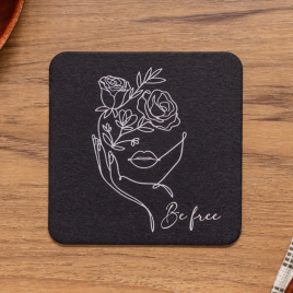 Custom Pulpboard Coasters - 4" Square
