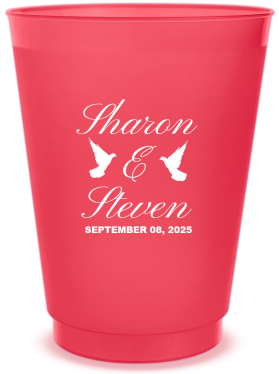 Customized Wifey For Lifey Engagement Frosted Stadium Cups
