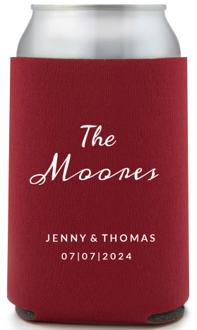 Customized German Shepherd Bottoms Up Pet Wedding Full Color Can Coolers