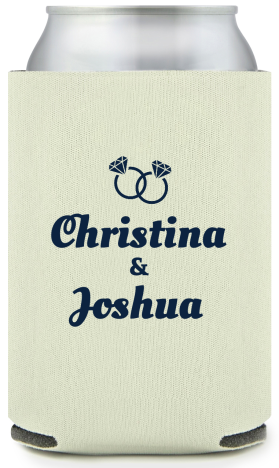 Customized I Said Yas Engagement Full Color Can Coolers