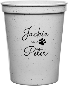 Personalized German Shepherd Cheers Pet Wedding Stadium Cups