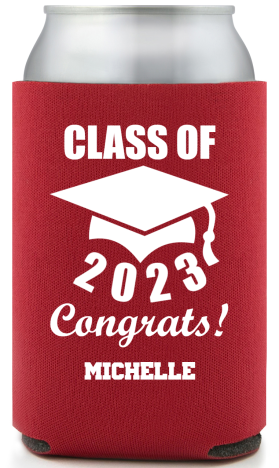 Personalized Graduation Squad Full Color Can Coolers