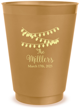 Personalized I’ll Drink To That Wedding Frosted Stadium Cups