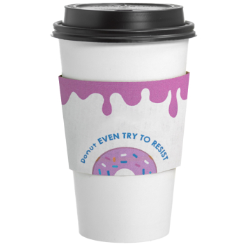 Custom Traditional White Cup Sleeves