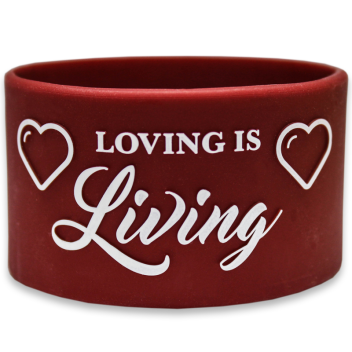 1.5 Inch Embossed Printed Wristbands