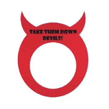 10 Inch Devil Horns Foam Visor