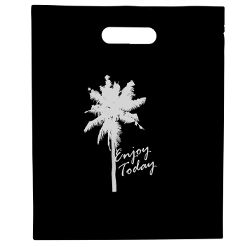 12 x 15 Inch Die Cut Handle Plastic Bags