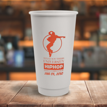 Custom 20 Oz. Double Wall Paper Hot Cups