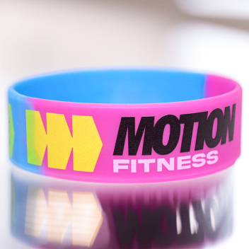 Custom 3/4 Inch Full Color Printed Wristbands