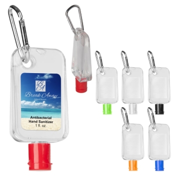 1 Oz. Hand Sanitizer With Carabiner