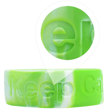 1 Inch Debossed Wristbands