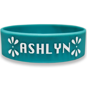 1 Inch Embossed Printed Wristbands