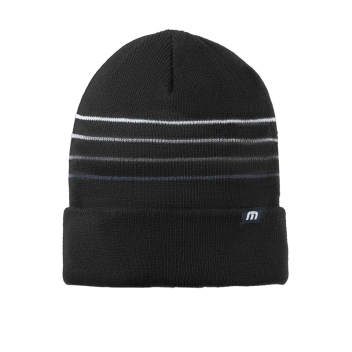 TravisMathew Striped Cuffed Beanie