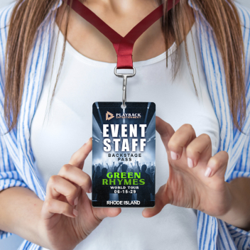 Full Color Printed PVC Cards - 5 x 3 Inch
