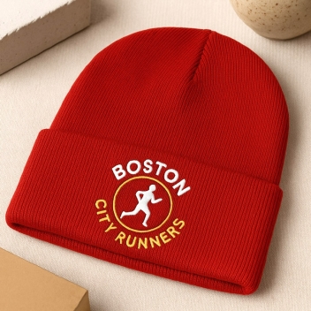 Custom Embroidered Snug Fit Beanie