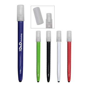 .85 Oz. Refillable Spray Bottle With Stylus