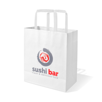 8 x 10 Inch Custom Paper Shopping Bag With Handles