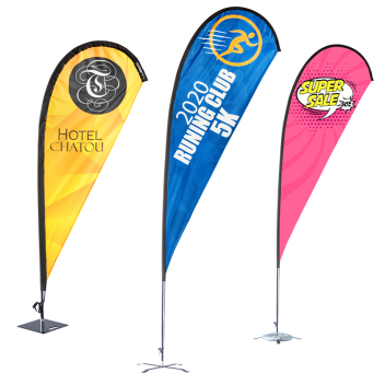 Custom 6' x 3' Small Teardrop Flags