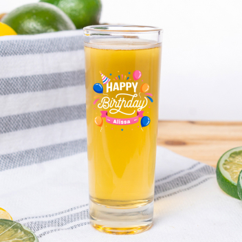 Custom Clear Tall Shooter Glasses- 2 oz.
