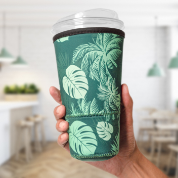 Neoprene Iced Coffee Cup Sleeves