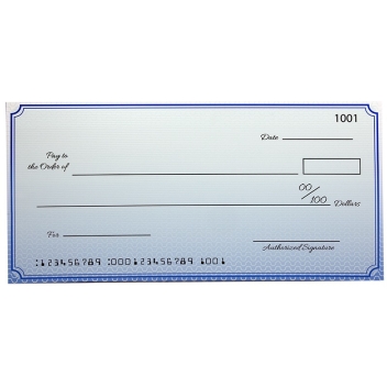 Custom Premium Giant Check 30 x 60 Inch