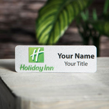 Custom Printed 1" x 3" Rectangle Name Badges