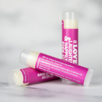 Custom SPF 15 Beeswax Lip Balms - One  RushService Color