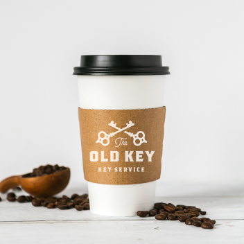 Custom Traditional Natural Kraft Cup Sleeves