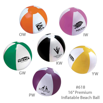 Inflatable Beach Ball 618 - 16"