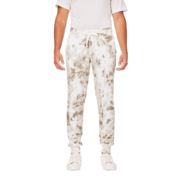 J America Adult Tie Dye Fleece Jogger