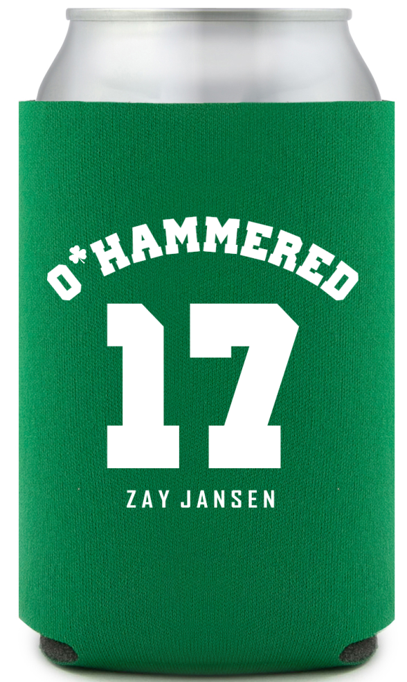 Hammered Squad St. Patrick’s Full Color Can Coolers