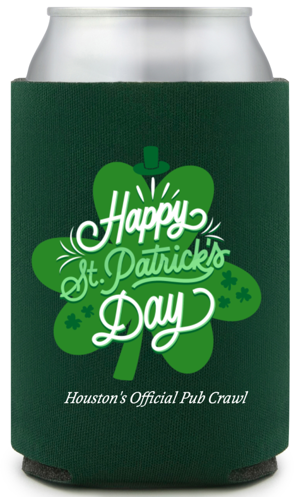 Happy St. Patrick’s Day Full Color Can Coolers