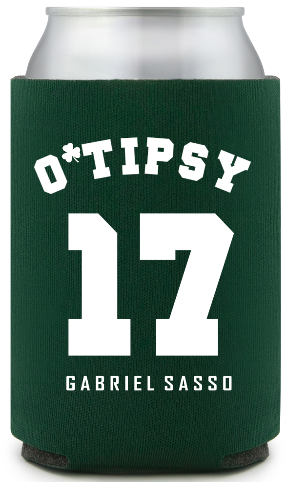 Tipsy Squad St. Patrick’s Full Color Can Coolers