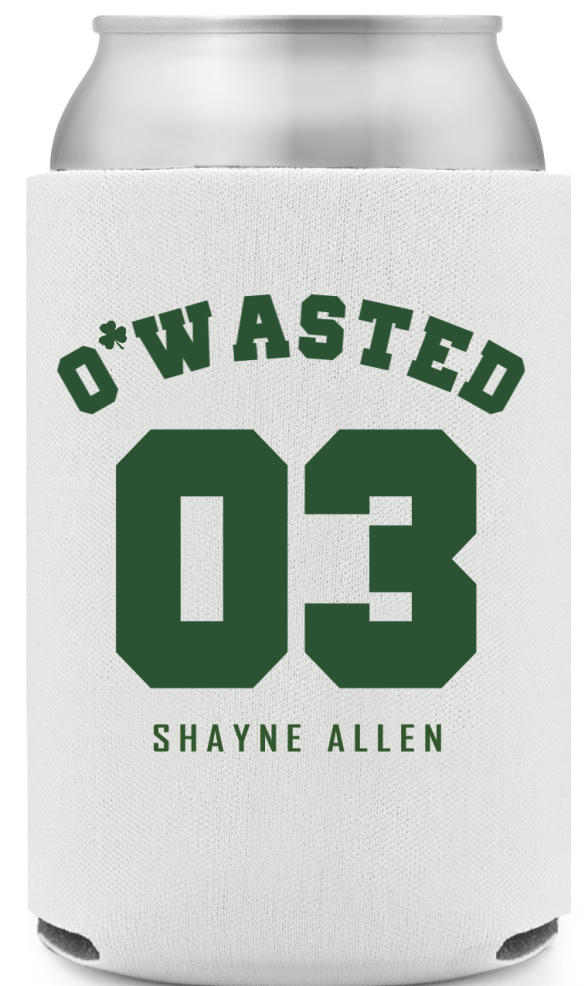 Wasted Squad St. Patrick’s Full Color Can Coolers