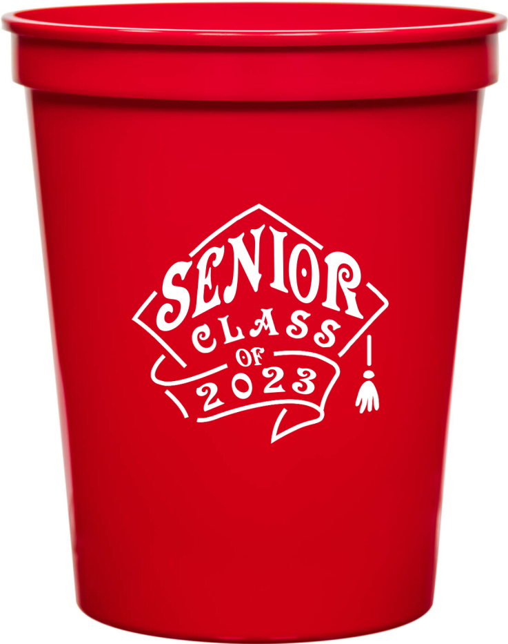 Personalized Senior Class Graduation Stadium Cups
