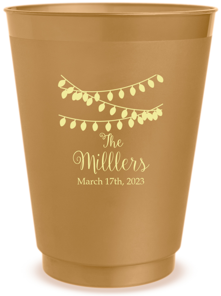 Personalized I&rsquo;ll Drink To That Wedding Frosted Stadium Cups