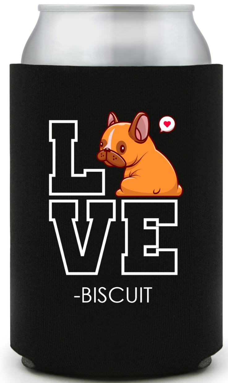 Customized Corgi Love Pet Wedding Full Color Can Coolers