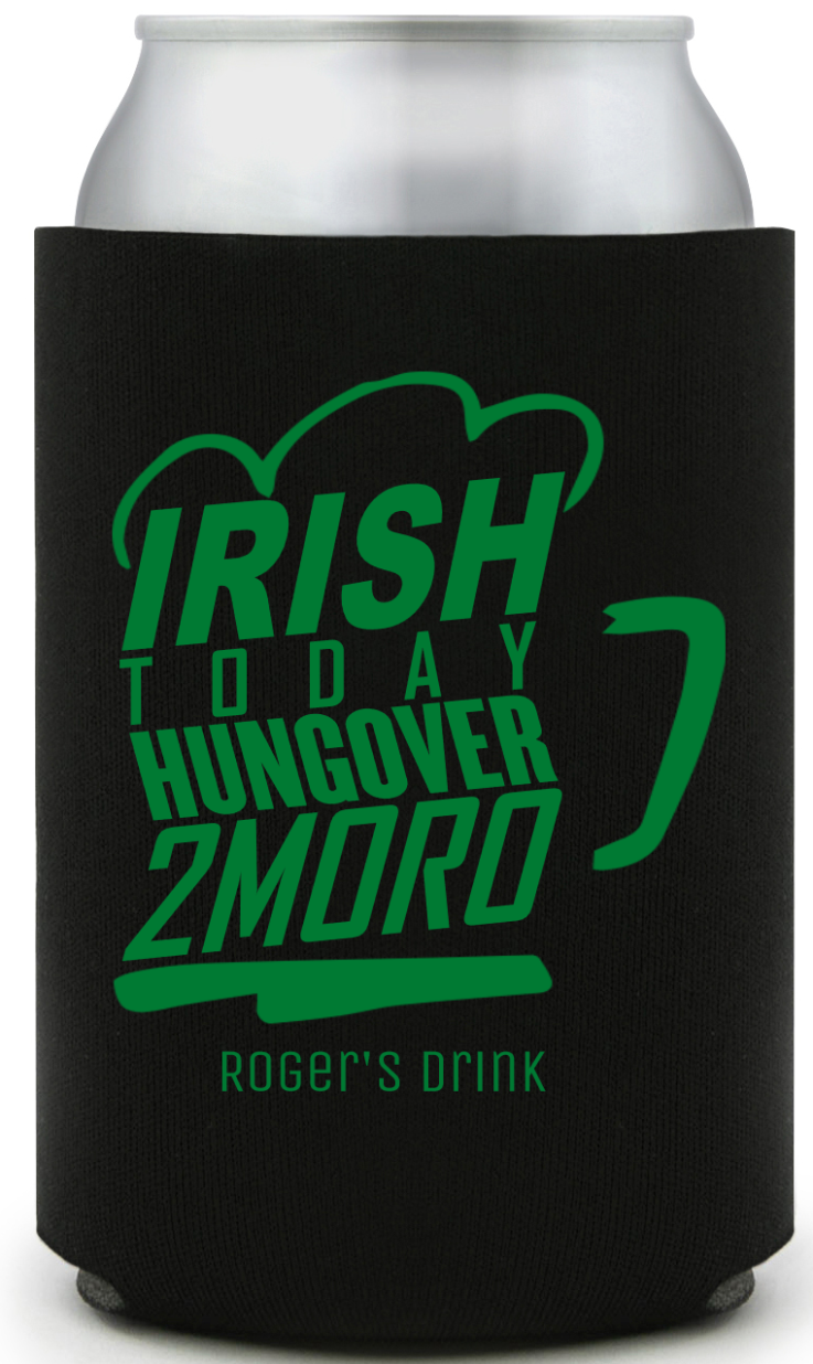 Irish Today St. Patrick’s Full Color Can Coolers