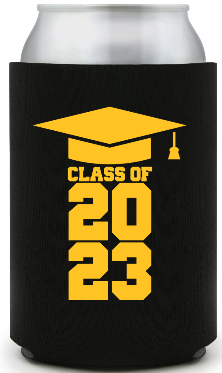 Personalized Cheers To The Graduate Full Color Can Coolers