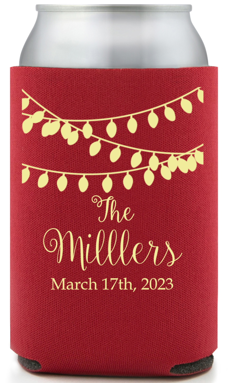 Personalized I'll Drink To That Wedding Full Color Can Coolers