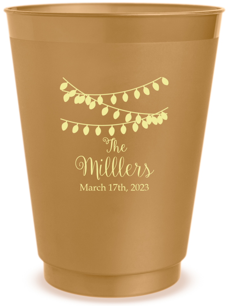 Personalized I’ll Drink To That Wedding Frosted Stadium Cups